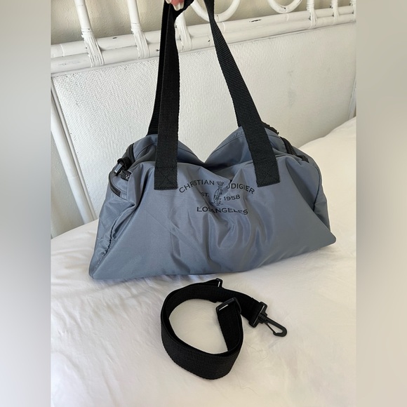 Christian Audigier Ed Hardy | Y2K Duffle Travel Bag Zip Luggage Carry-On - Picture 2 of 8